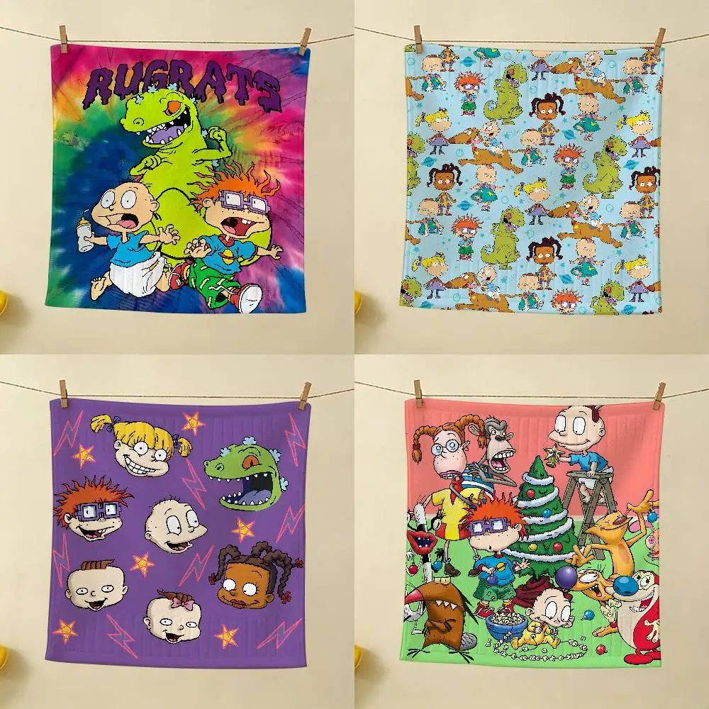 Funny Anime R-Rugratss Hand Towel Set Natural Hypoallergenic, Soft Absorbent Quick Dry Towels For Bathroom Kitchen