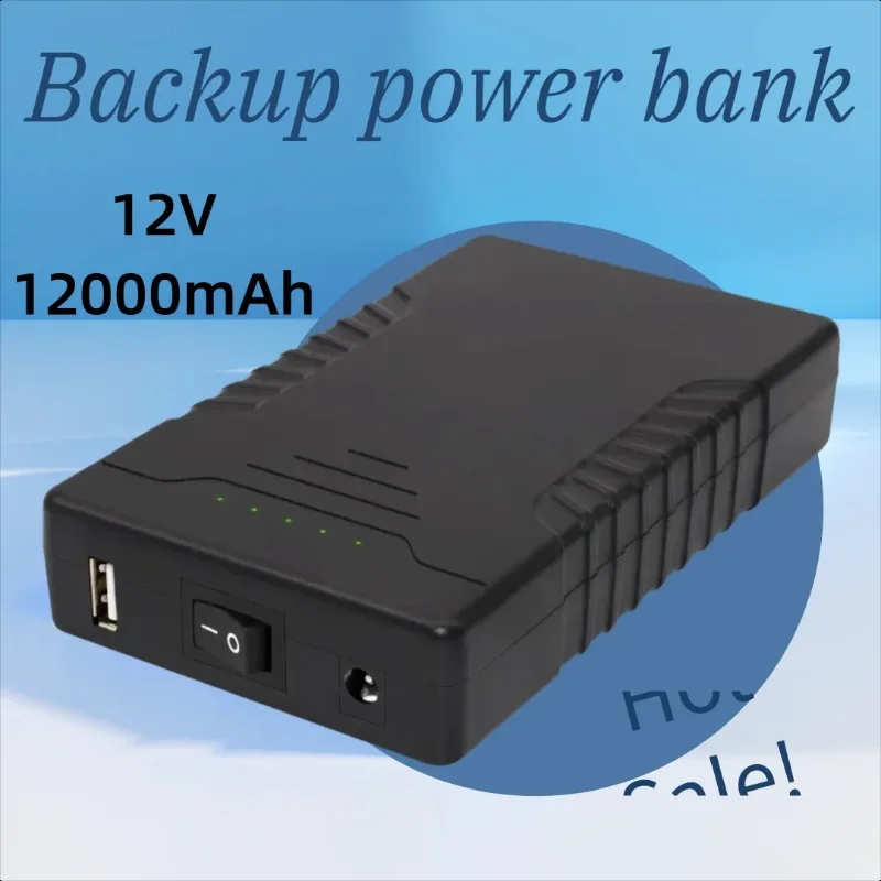 

12000mAh 12V Pack Large Capacity Mobile Power Supply Speaker Air Conditioning Suit Backup Powe Lithium Battery