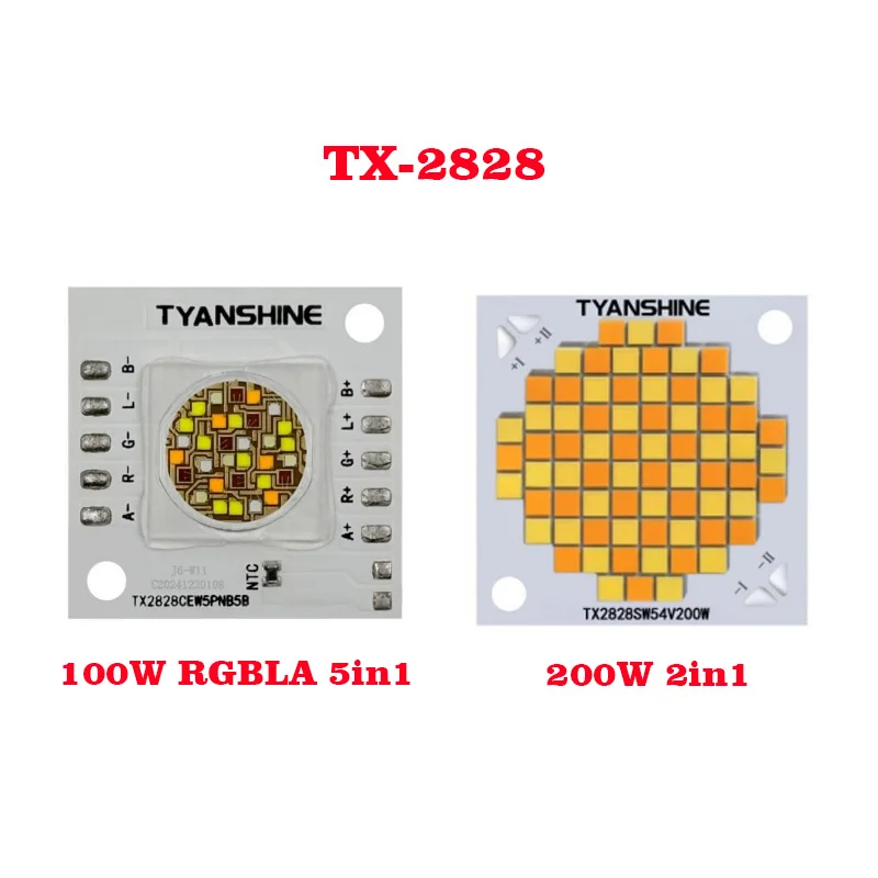 High Power 200W 2in1/100W RGBLA 5in1 LED Tyanshine TX2828 High Luminous Stage Spot Gobo Beam Moving Head Light