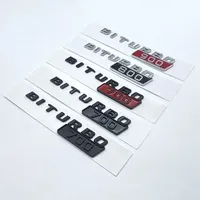 Car ABS BITURBO 700 800 900 Logo Side Fender Trunk Body Badge Emblem Decals Sticker For Benz Brabus G Class G700 G800 G900 W463