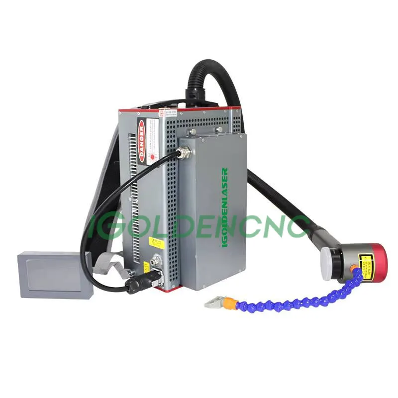 Pulse Cleaner Rimozione vernice antiruggine 100W 200W 300W Pulizia laser portatile Hine