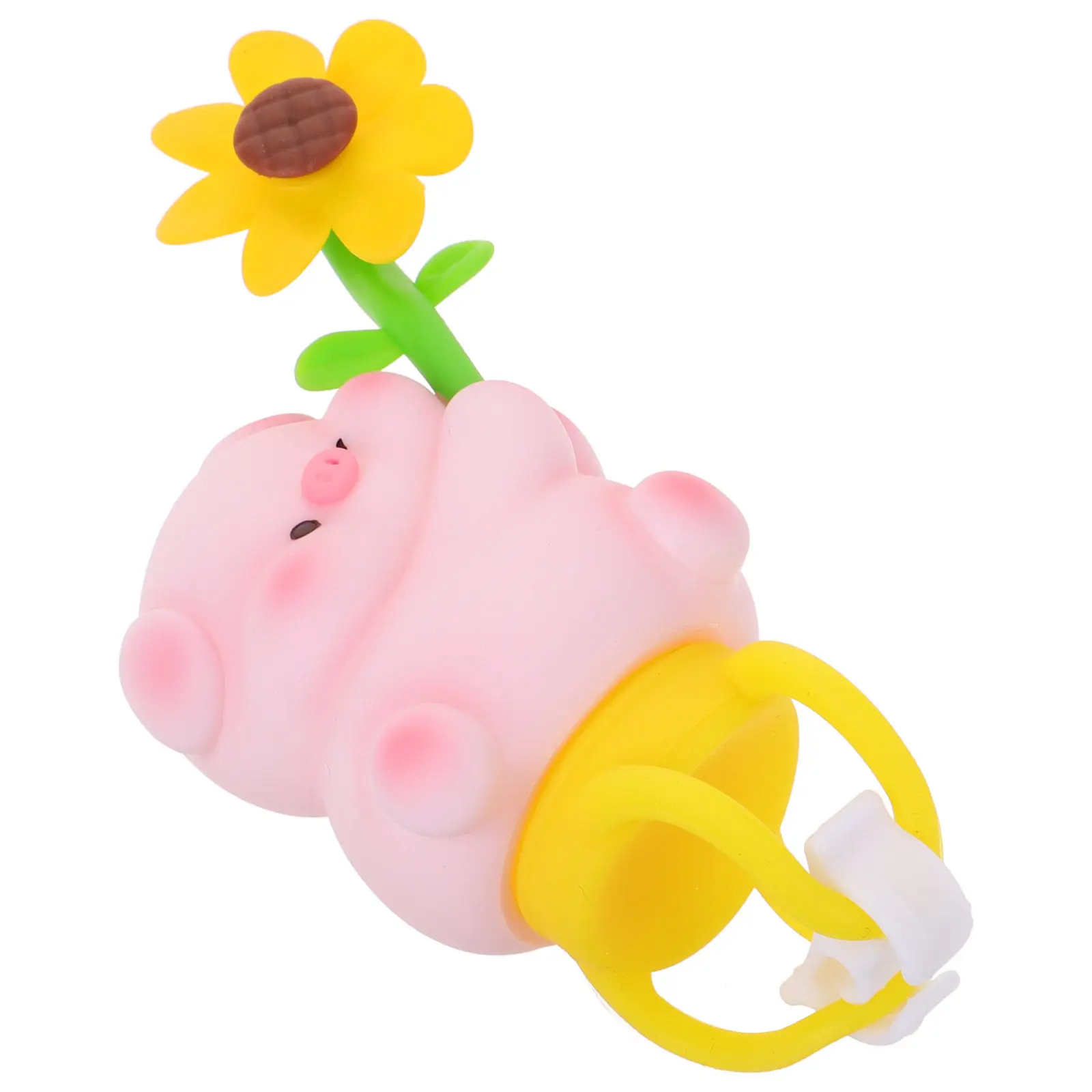 

Motorcycle Handlebar Pig Ornament - Stylish Waterproof PVC Bike Decoration, Fun Handlebar Accessory for Mountain Bike and