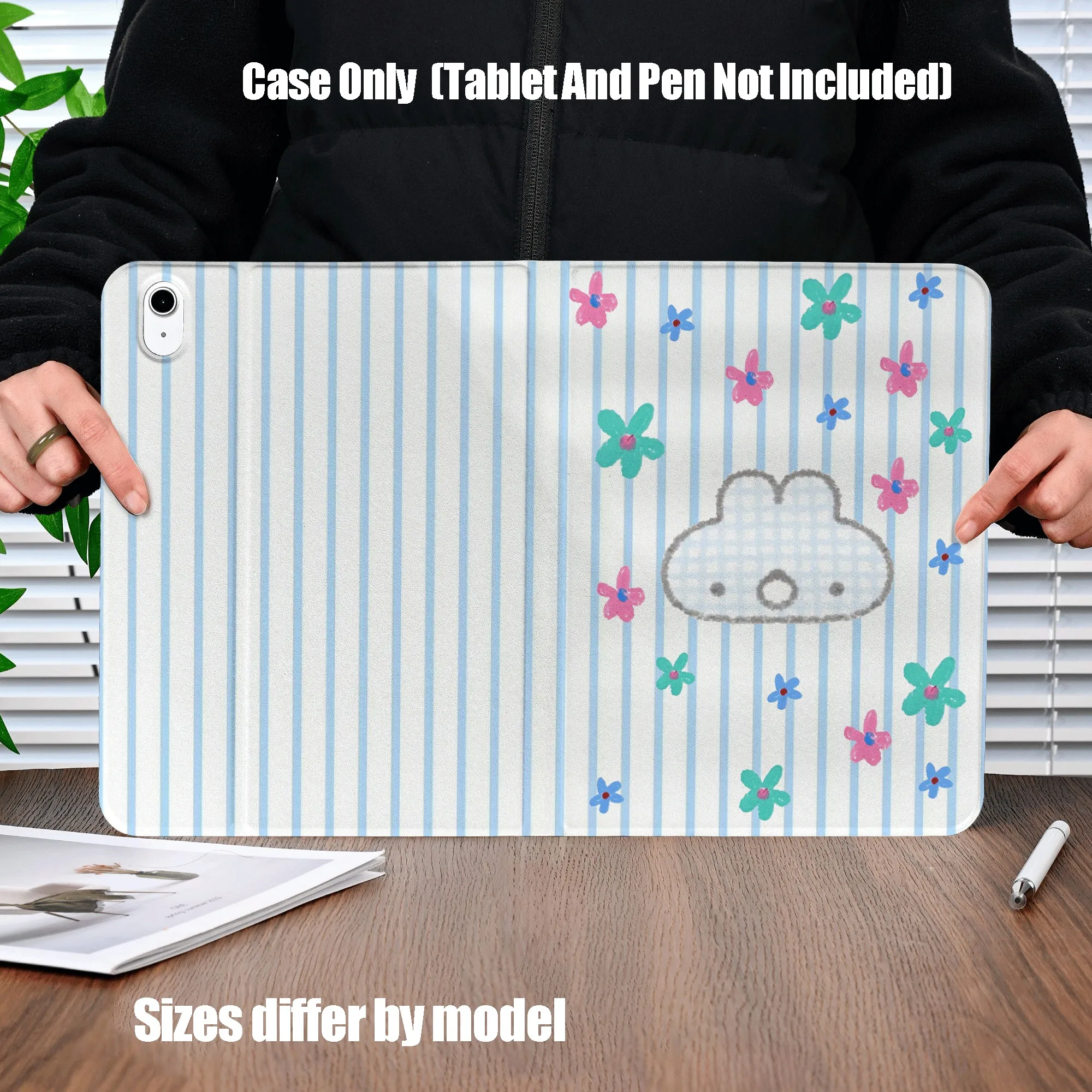 

High-quality tablet computer case - suitable for iPad/iPad Pro/iPad Air/iPad Mini series cases | Shockproof, with pen slot stand