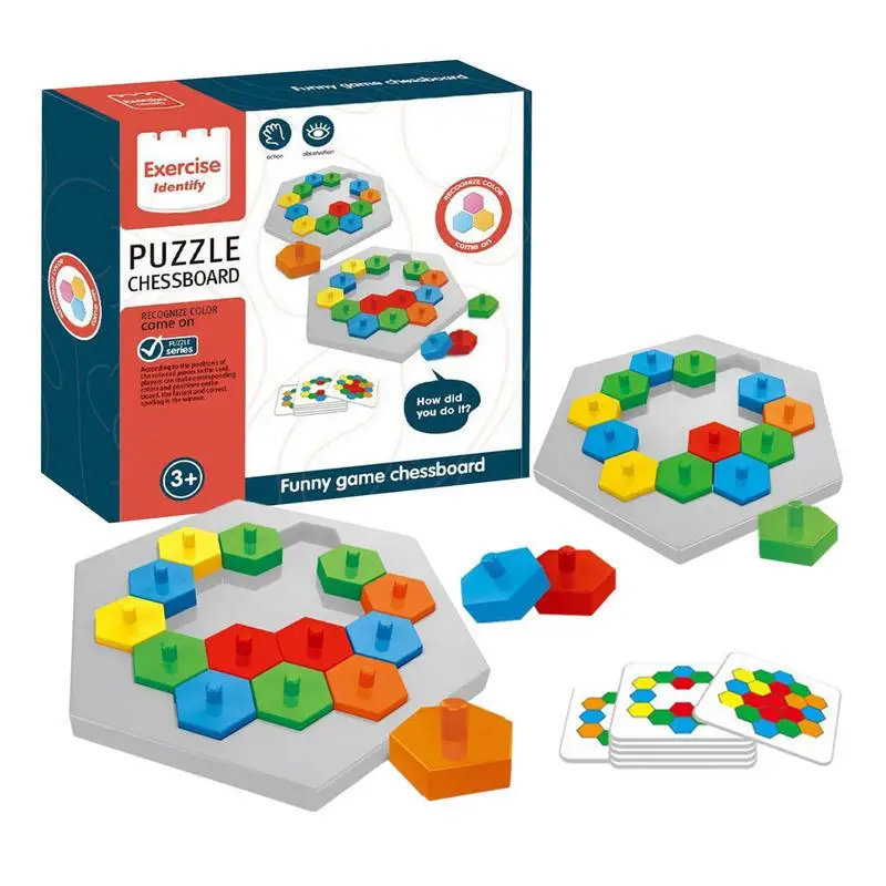 

Shape Matching Game Color Shape Match Board Game Parent-Child Interactive Tabletop Game Party Interactive Toy For holiday