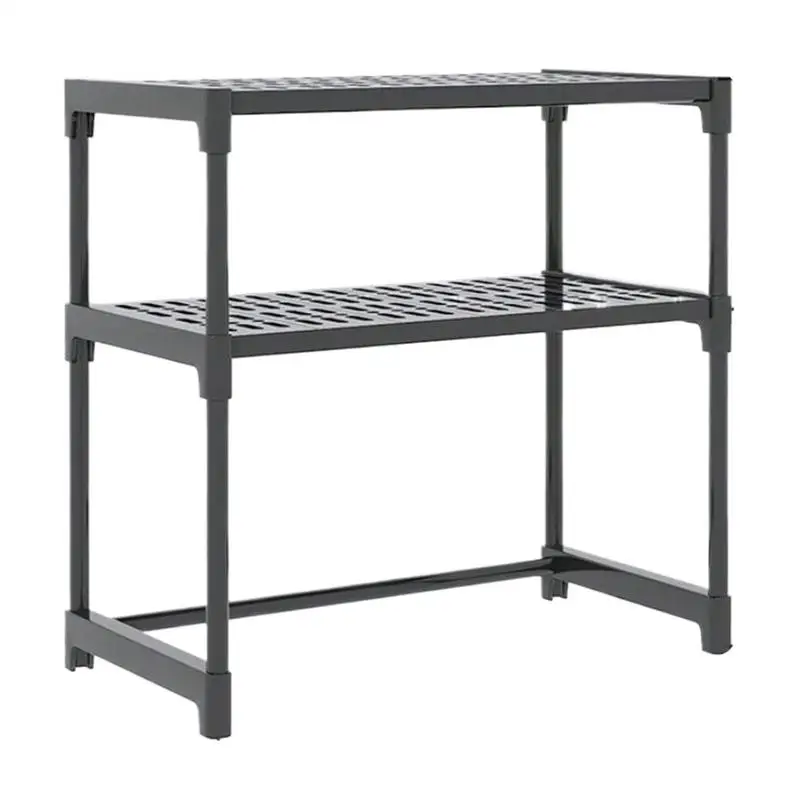 

Microwave Stand With Storage Oven Stand Multi-Functional Appliance Organizer Shelves For Utensils Tablewares Pots Pans Seasoning