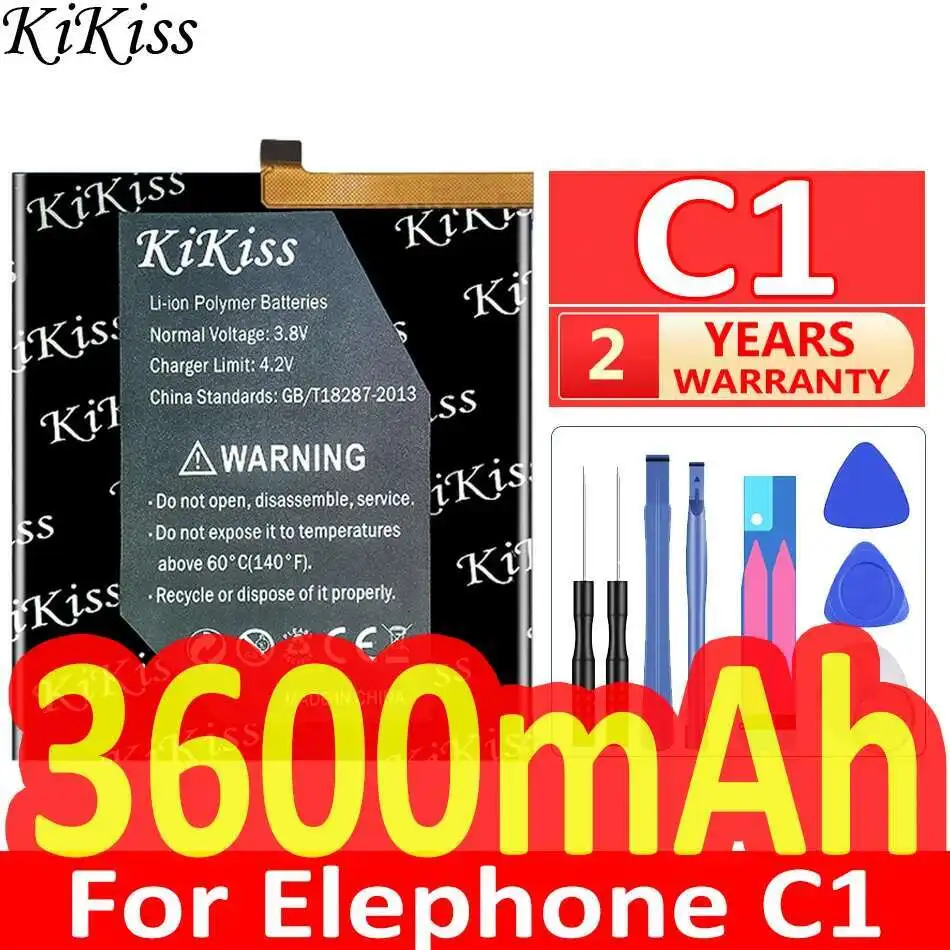 

For Elephone C1 Premium Replacement Safe Mobile Phone Battery 3600Mah