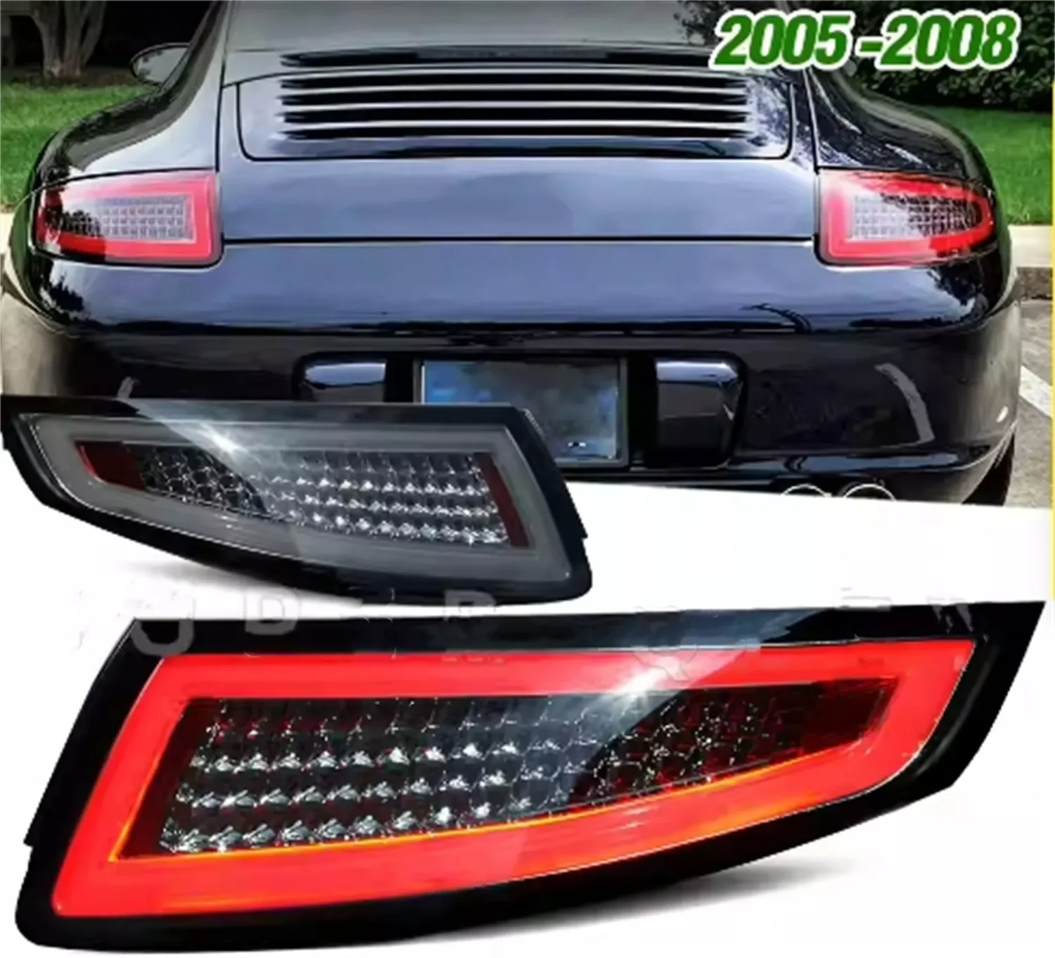 

Автомобильный светодиодный задний фонарь, задний фонарь для Porsche 911 997 05-08, стоп-сигнал, фонарь заднего хода, указатель поворота
