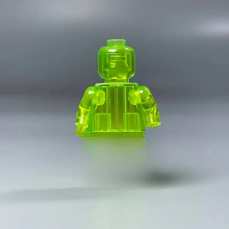 MOC Building Blocks Man Transparent Vegetable Luminous Children Educational Toys Boys Holiday Gift Collection Ornaments Hobby