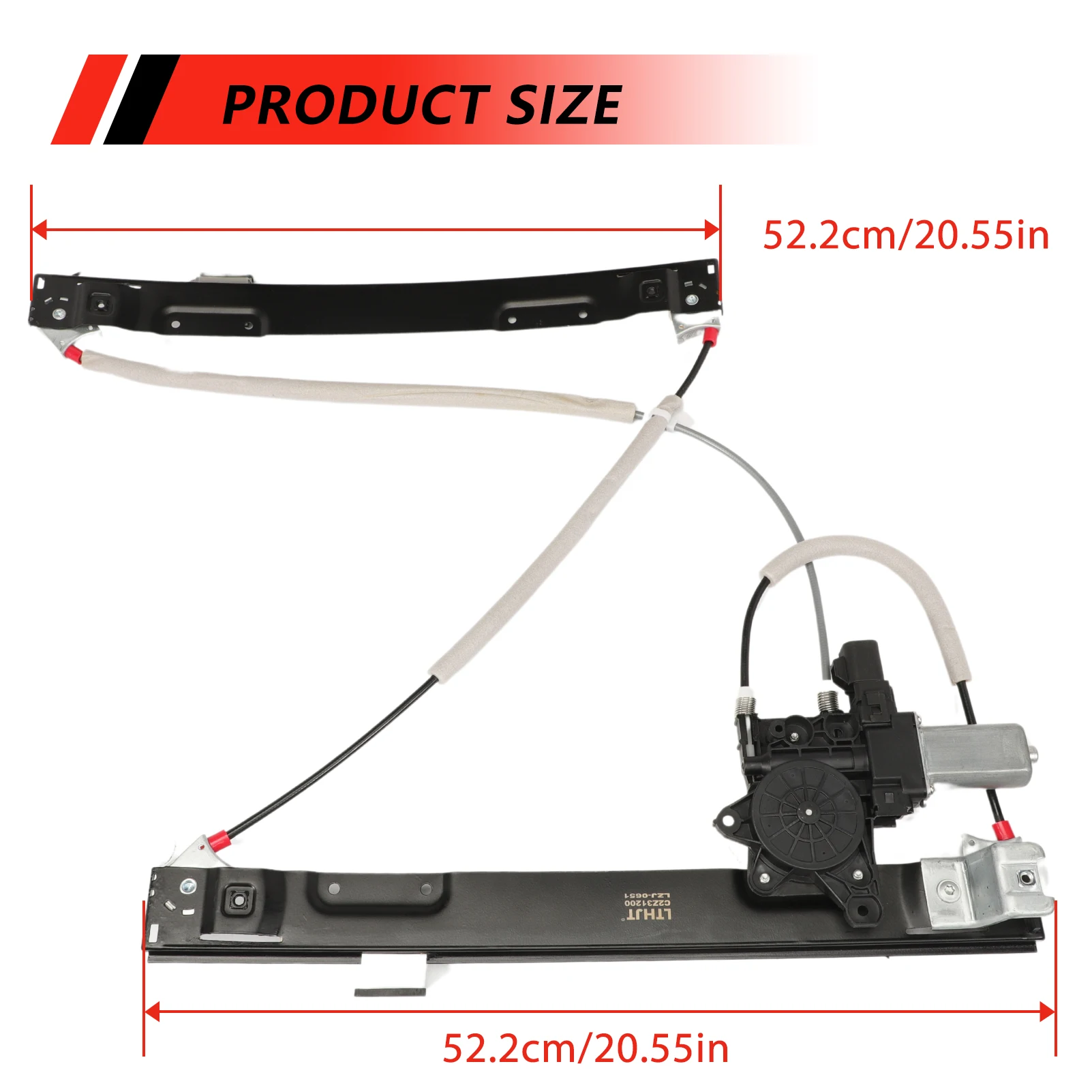 Electric Window Regulator with Motor Front Right Driver Side for XF X250 2008-2015 LR083210