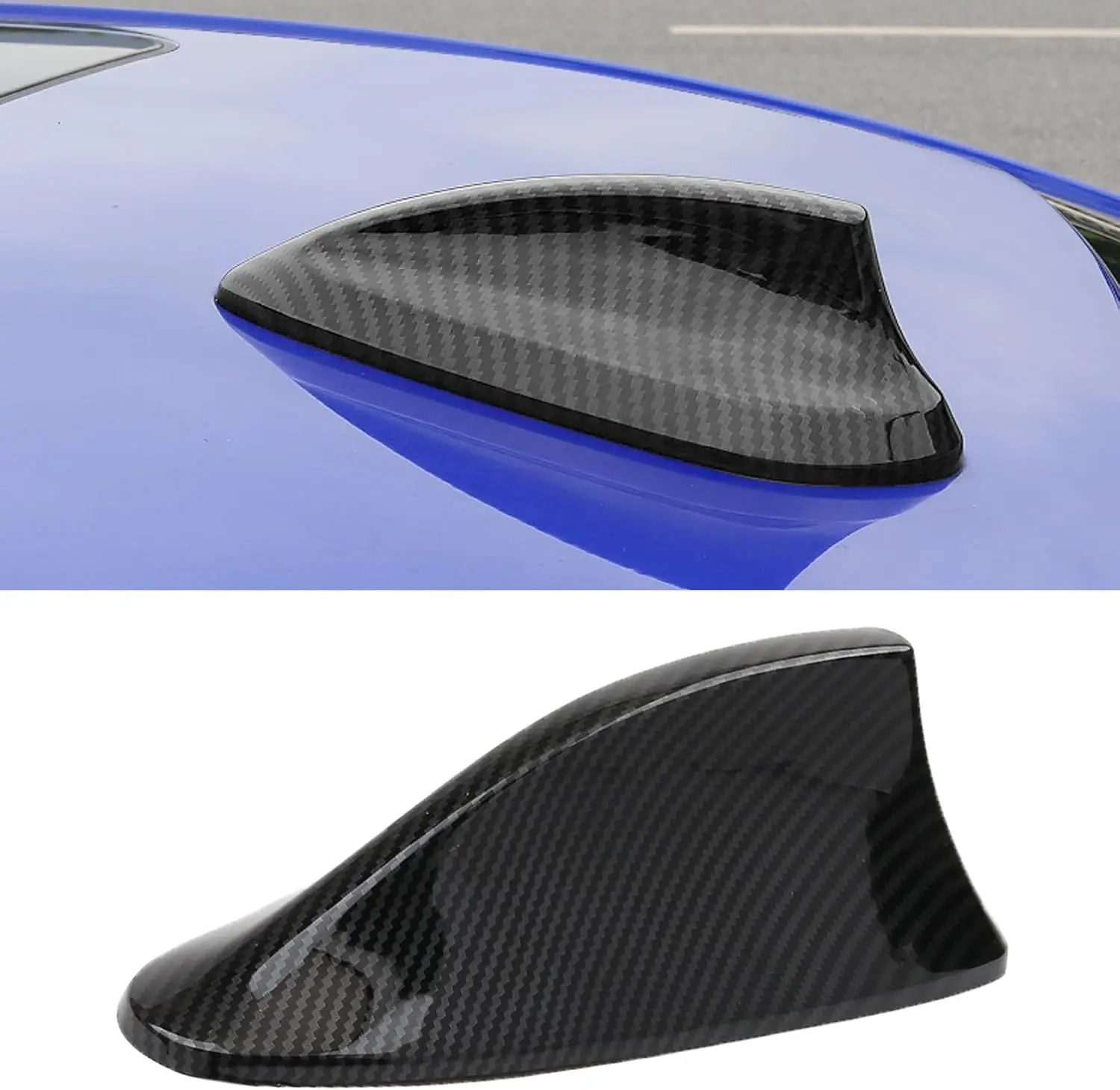 

Shark fin radome, roof antenna base with tape shark fin shape cover is suitable for most cars