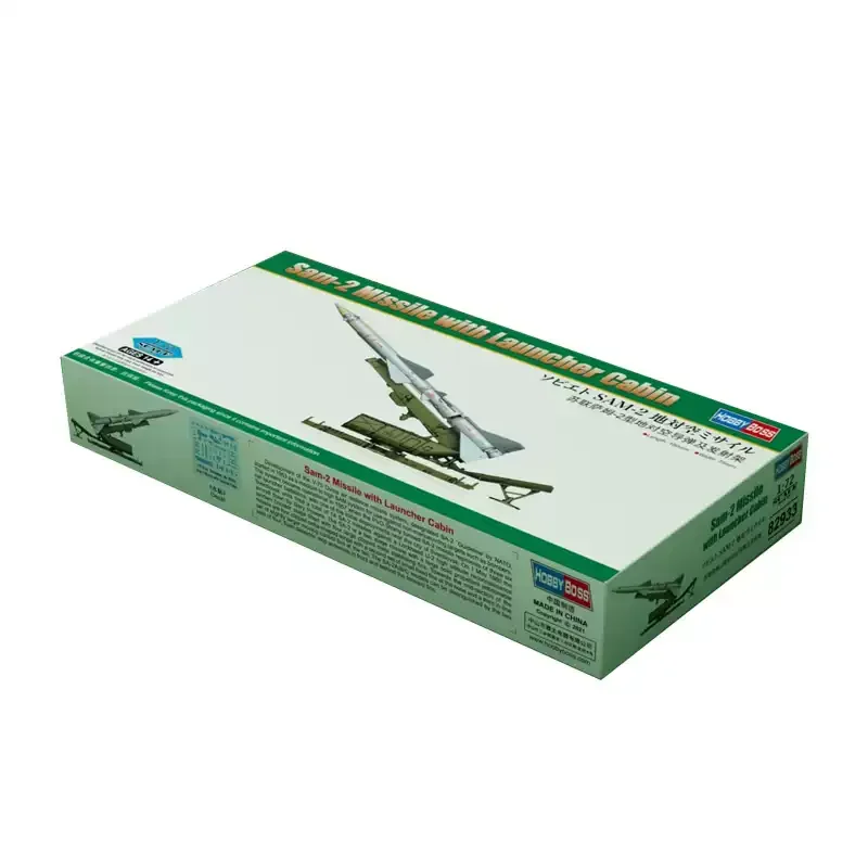 

Trumpeter 82933 1/72 Soviet SAM-2 Surface-to-Air Missile & Launcher Plastic Model Kit