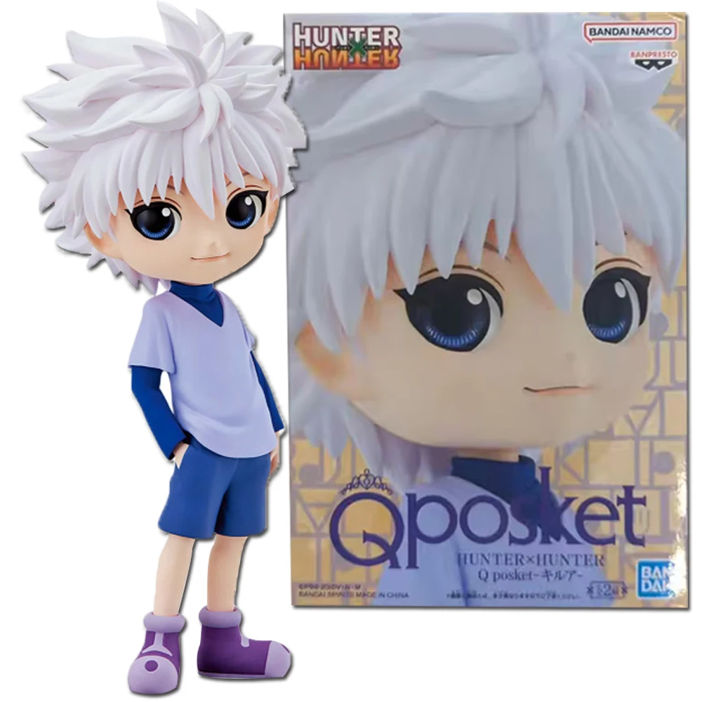 13cm Anime Figures Hunter X Hunter Killua Qposket Collector Pvc Toys Action Figure Cartoon Doll Desktop Decoration Model Gift