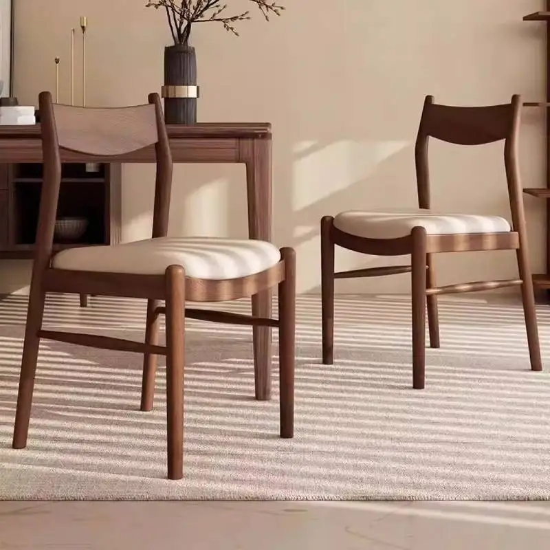 

Nordic Backrest Dining Chairs Modern Wood Design Bedrooms Living Dining Chairs Lounge Sillas Comedor Madera Furniture For Home