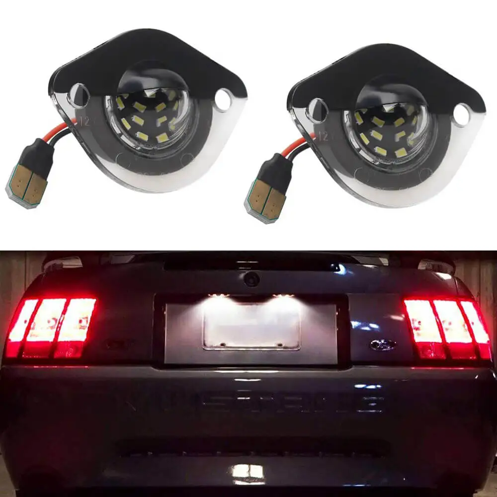 

License Plate Light For Ford Mustang Pickup Truck 1994-2004 Number Plate Light Tag lights OE:F4ZZ-13550-A XR3Z-13550-AA