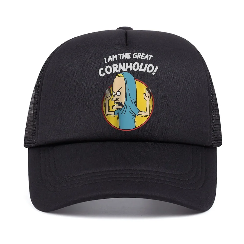 Beavis and Butthead Comedy Cartoon Graphic baseball cap summer Fashion Casual breathable Sun Hat outdoor mesh trucker hats