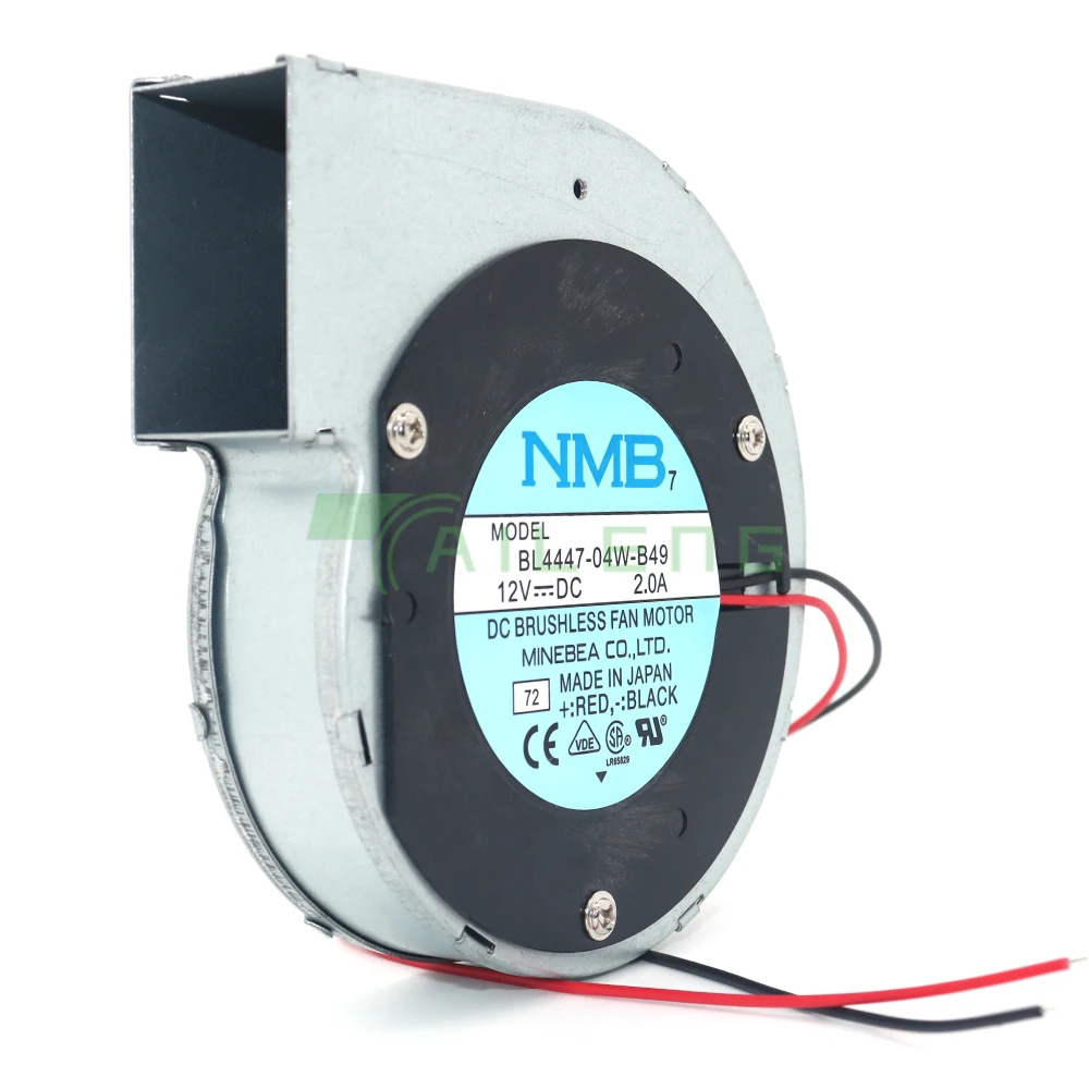 new For NMB BL4447-04W-B49 11028 12V 2A 2wire 4wires Turbine Centrifugal Fan Blower Metal Frame,High Tempreture Resistence