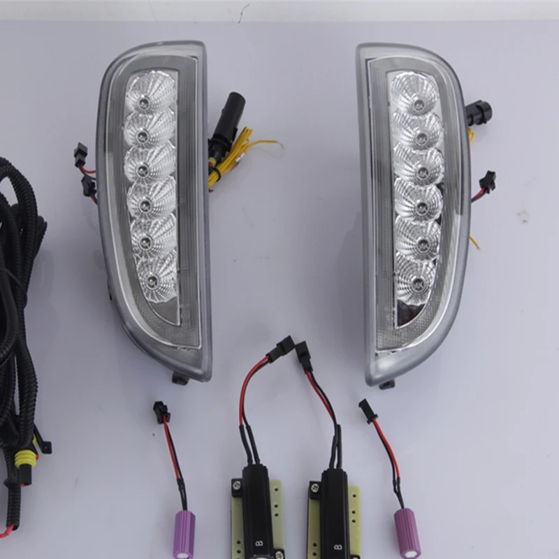 LED DRLDaytime Running Light Fog Lamp Assembly Hit For Porsche Cayenne I 957 9PA 2006 2007 2008 2009 2010