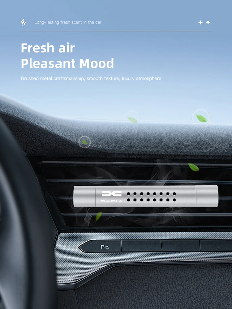 Diffuseur de parfum de sortie d'air intérieure de voiture, désodorisant pour Dacia Logan Sandero Duster Lodgy Spring Bigster Jogger Dokker Stepway