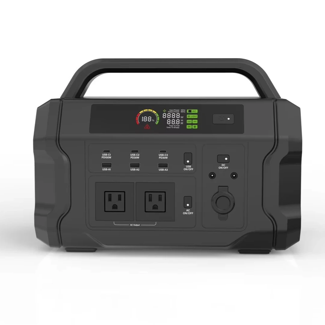 

Оптовая дешевая цена солнечный генератор открытый кемпинг 600 Вт портативный комплект станции питания