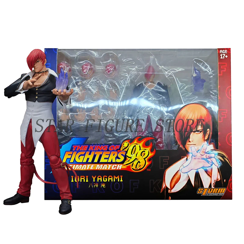 The King of Fighters Iori Yagami Action Figure 19cm Storm Toys KOF '98UM Collectible Model Figurine Movable Iori Yagami Figures