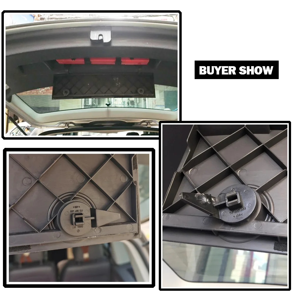 Vw tiuan 5n mk1 touran 2003-2015用カークリップテールゲートブーツ警告トライアングルカバーコンパートメントブラケット取り付けロック