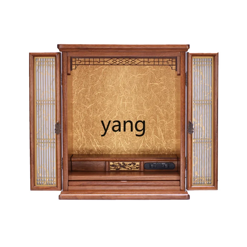 

LH God of Wealth Cabinet Shrine Offering Table Household Shrine Cabinet Buddhist Scene Modern Style