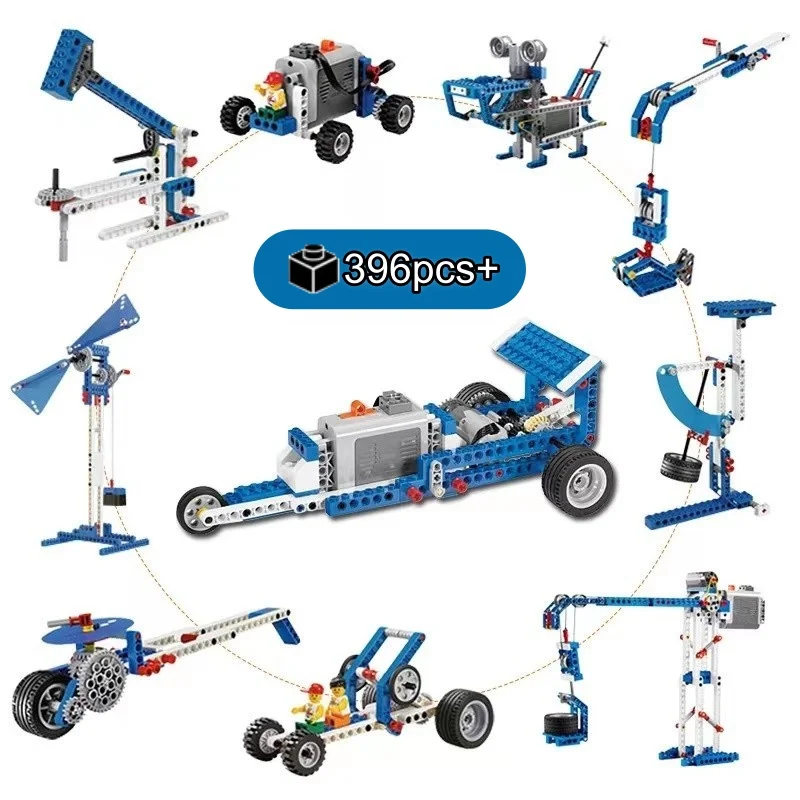 

Набор технических STEM-блоков 2026 для обучения программированию и мультитехнологийному конструированию, развивающий набор для детей, подарок на день рождения