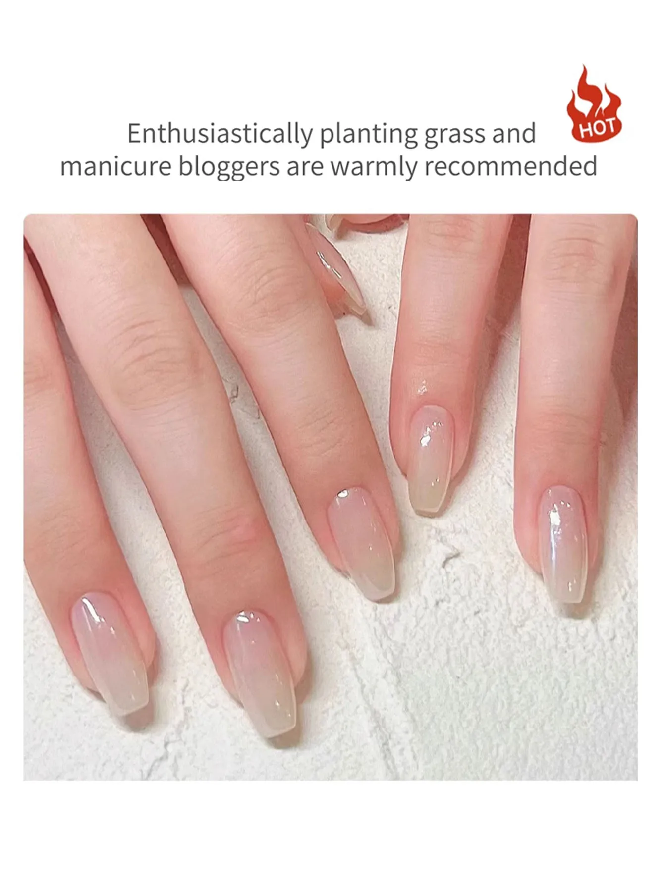 10ml Naakt Kleur Jelly Gel nagellak Wit Glitter Semi Permanente Losweken UV LED Polijstgel DIY nagellak