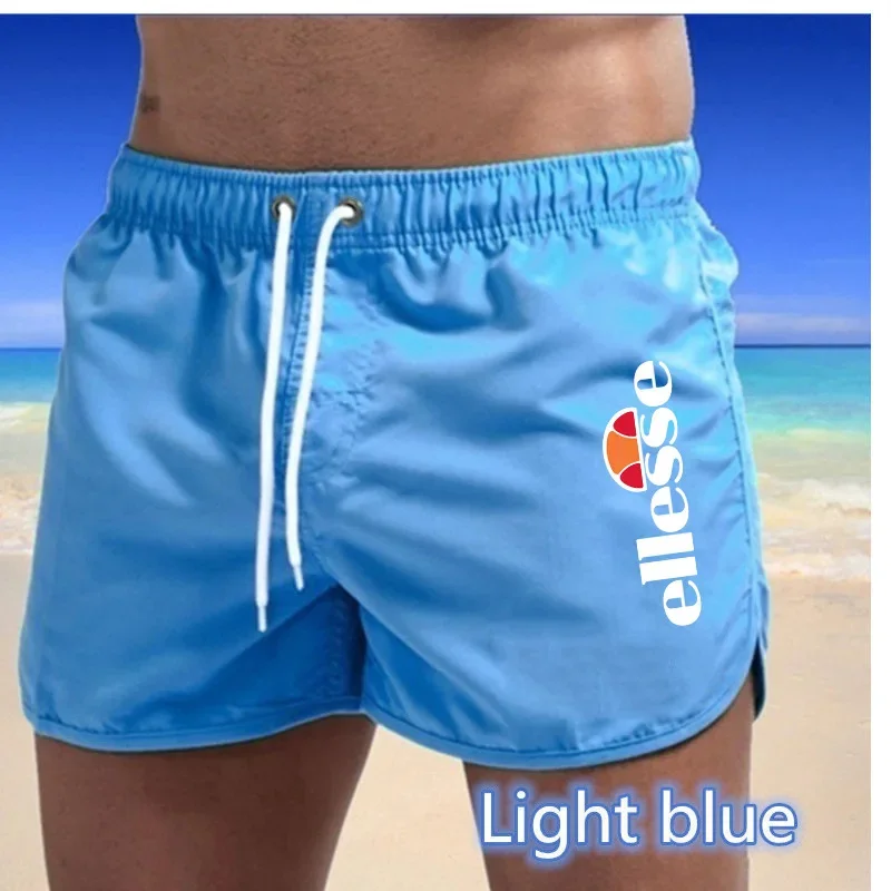 2024 new men\'s swimming shorts sexy men\'s beach surfboard summer shorts breathable fast drying sports comfortable beach shorts