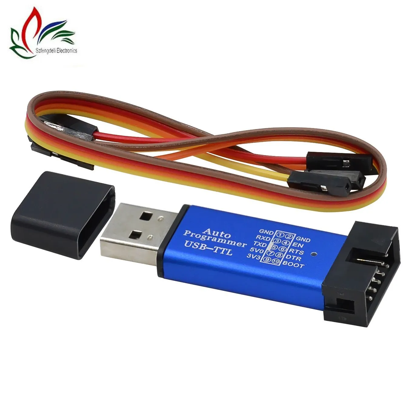 

MCU STC 51 Microcontroller Downloader Auto Programmer / 3.3V 5V Universal / Dual Voltage USB to TTL DownLoad Cable