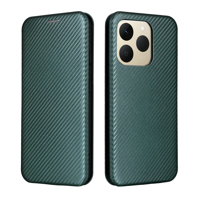 

Для Realme 15T 5G чехол Роскошный флип-чехол из углеродного волокна с магнитной адсорбцией для Realme 15T 5G сумки для телефонов