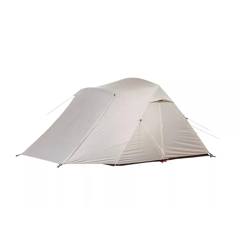 Outdoor Camping Ivory White Series Tent Canopy Four Seasons Tent Can Live Multiple People Large Area Portable