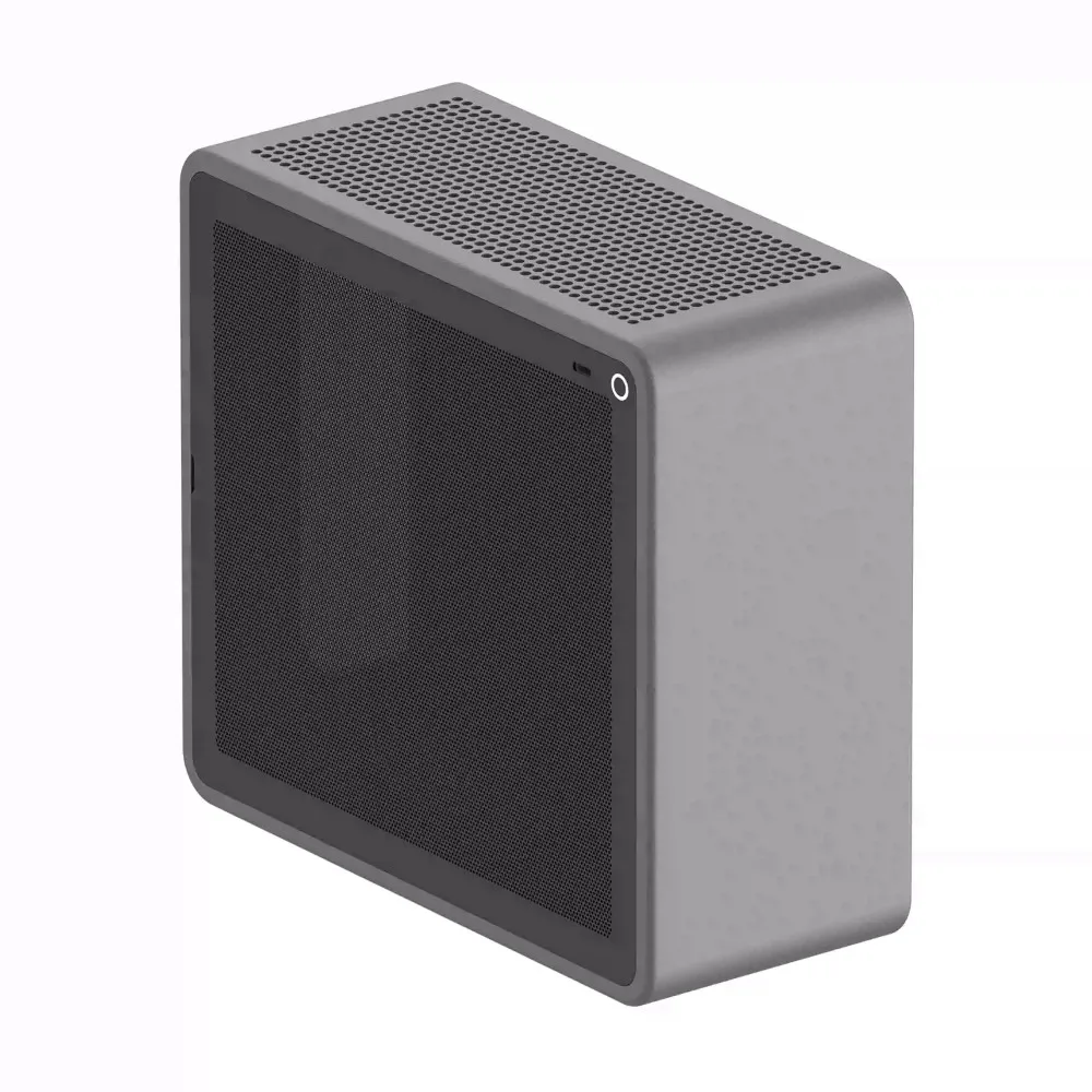 MQ4 All Aluminum ITX Chassis Integrated Forming Mini HTPC Small Desktop Computer Case With Core Display