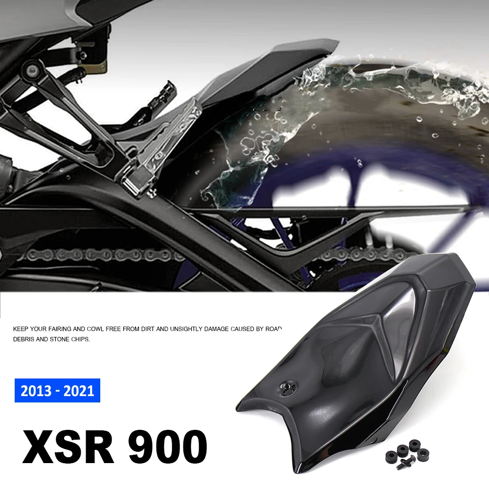 2013 - 2021 Rear Tire Hugger Fender Mudsling Mudguard Mudflap Mud Flap Splash Guard Black For Yamaha XSR xsr 900 XSR900 xsr900