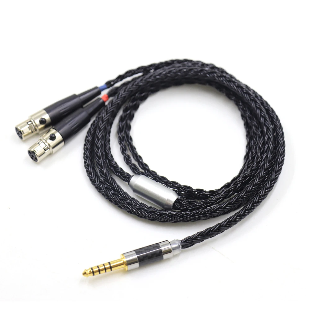 

New 4.4MM Balanced HiFi Black Braided Earphone Cable For Audeze LCD-3 LCD-2 LCD-X LCD-XC LCD-4z LCD-MX4 LCD-GX