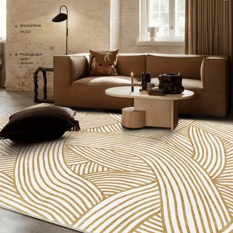 

Cream Color Living Room Decoration Plush Carpet Japanese Style Rugs for Bedroom Large Area Washable Floor Mat Thick Lounge Rug