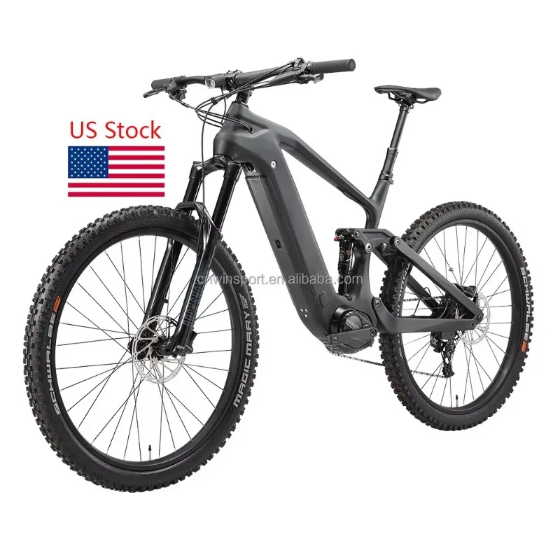 

29 Inch Mid Drive Motor Electric Mountain Bike Enduro 11 Speed Emtb High Performance Electric Bike Full Suspension