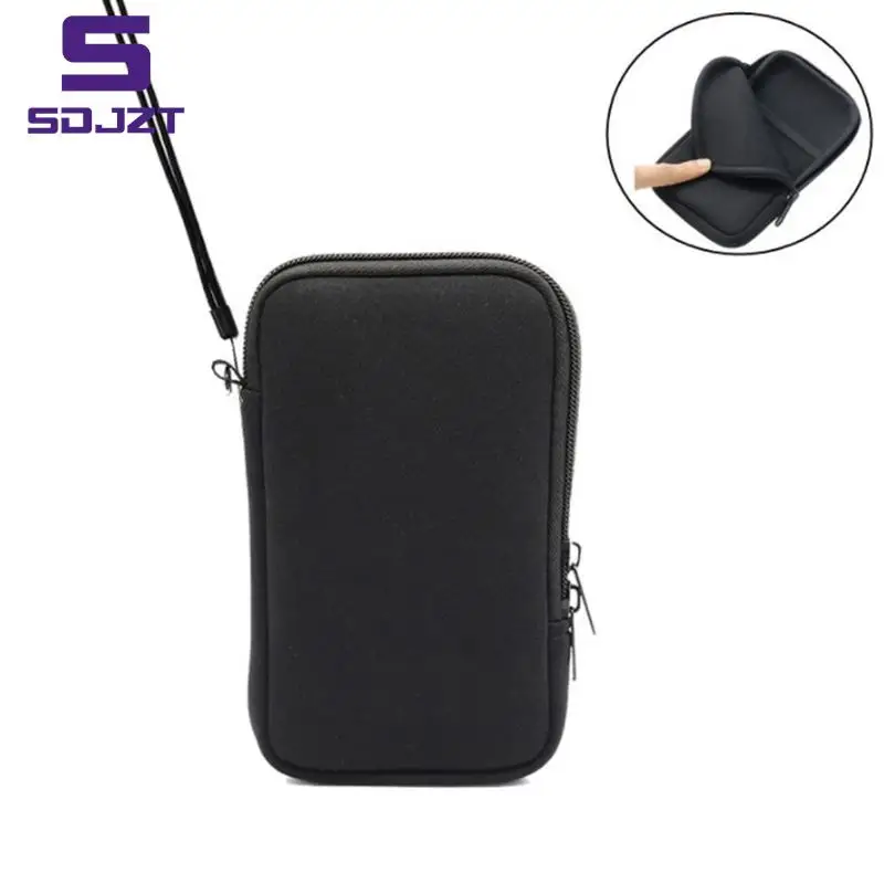 Neoprene Mobile Phone Bag Pouch Portable Small Storage Bag for Travel Digital Accessories Cable Case Earphone Holder