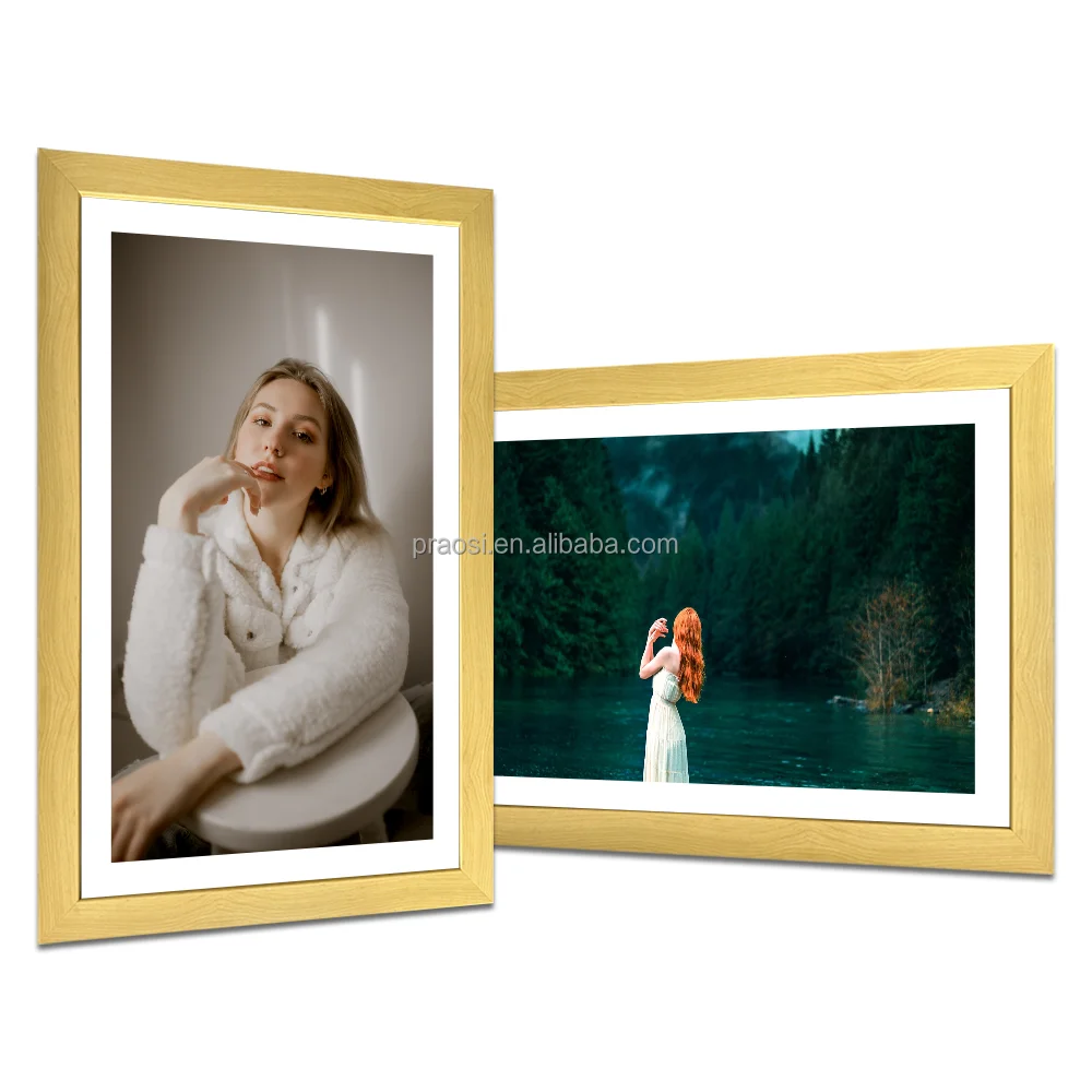 Pros Wooden Digital Picture Frame HD Large 18.5