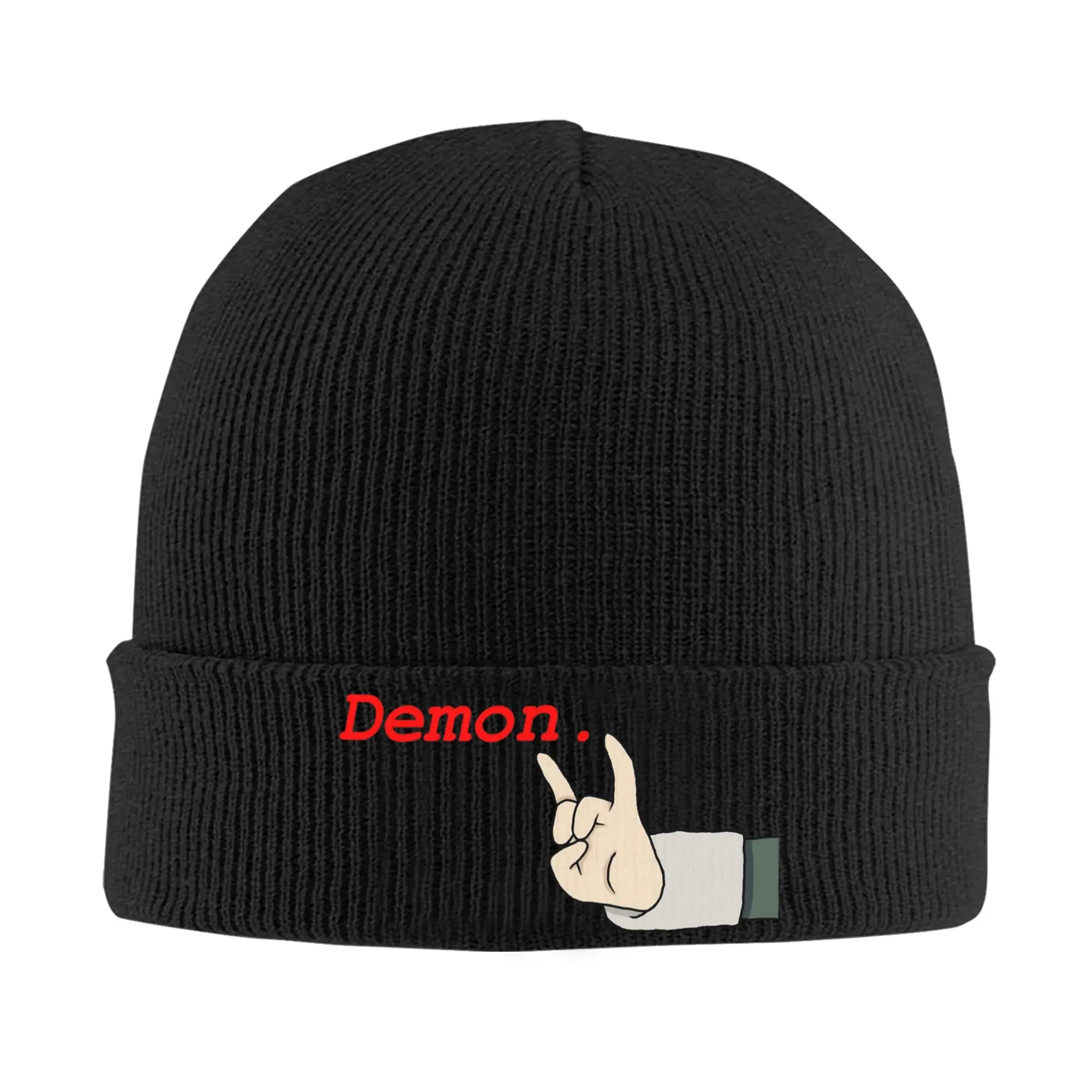 Women Men Knit Cuff Beanie Demon she mon Abaddon haunted hotel  Accessories Warm Knitted Caps  Bonnet Hats
