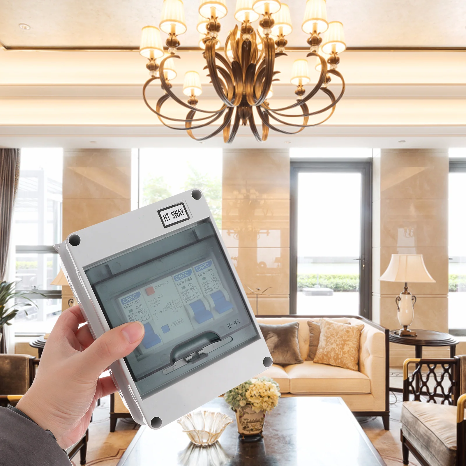 Leakage Protector IP54 Miniature Circuit Breaker Waterproof Way Vacuum Five Abs