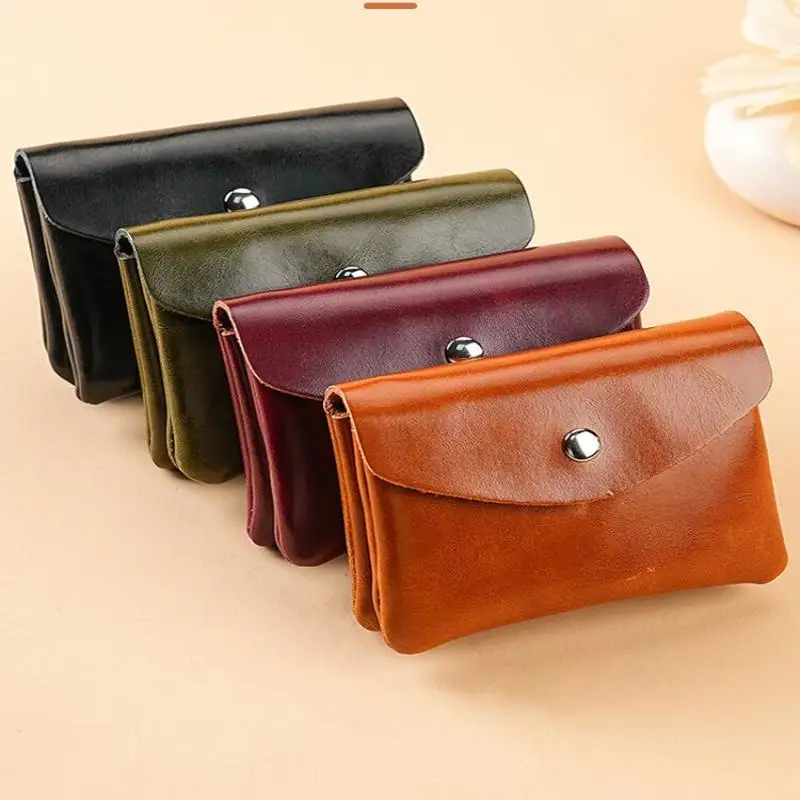 Damen-Münzbörse, Herren-Kurztasche, Geldbörse, Wechseltaschen, Geldbeutel mit Reißverschluss, Vintage-Stil, Organizer-Geldbörsen, PU-Leder, Schlüssel- und Kartenhalter – Detail 6