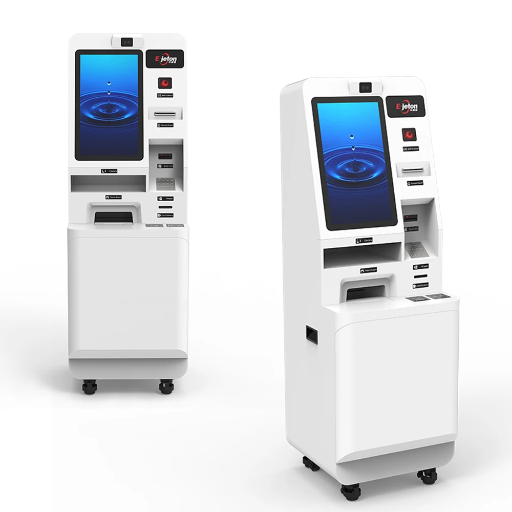 Factory Price Self Service Query Kiosk Inquiry Check Payment 21.5inch Electronic Queue Touch Screen Print