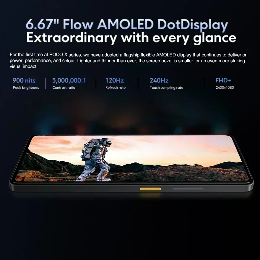 POCO X5 Pro-teléfono inteligente 5G versión Global, Smartphone con 128GB/256GB, NFC, Snapdragon 778G, pantalla DotDisplay AMOLED de flujo de 6,67