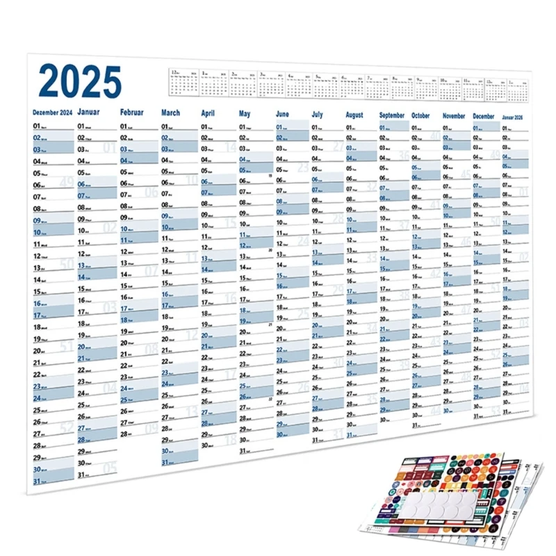 تقويم الحائط 2025 الطبعة الإنجليزية تقويم مخطط العام الدراسي 2025 تقويم العام الدراسي لتخطيط المعلم