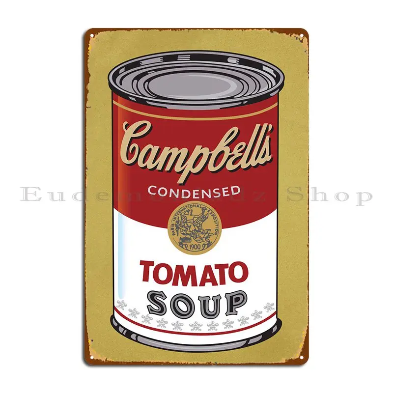 

Campbells Soup Bordeaux Metal Signs Create Plaques Designing Printed Wall Cave Tin Sign Poster