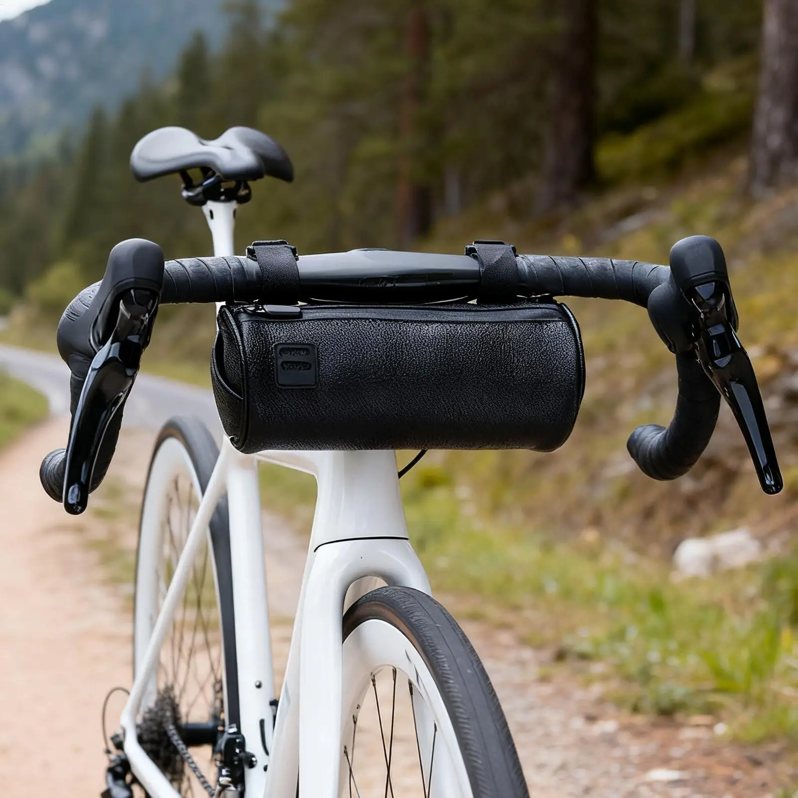 

Велосипедная сумка на руль 1,8 л из искусственной кожи, водонепроницаемые велосипедные аксессуары, велосипедная сумка, комплект крепления на руль для дорожных горных поездок на работу
