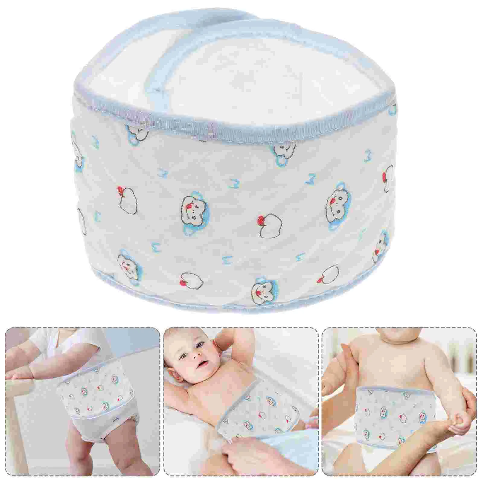 3 Pcs Take Bath Baby Umbilical Cord Toddler Postpartum Belly Band Newborn Navel Belt Ecological Cotton Bellyband for