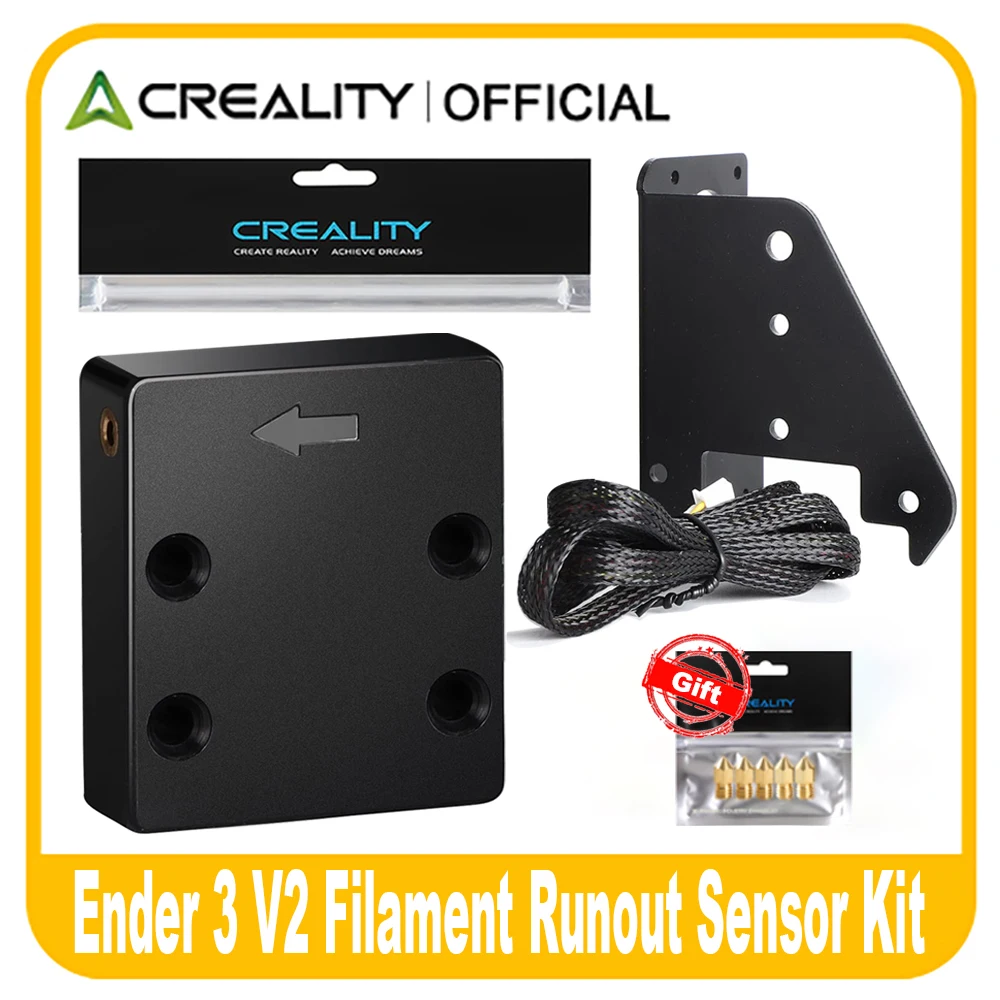 

Официальный датчик биения нити Creality Ender 3 V2, умный детектор обнаружения разрыва нити для 3D-принтера Ender 3/Ender 6/CR-10