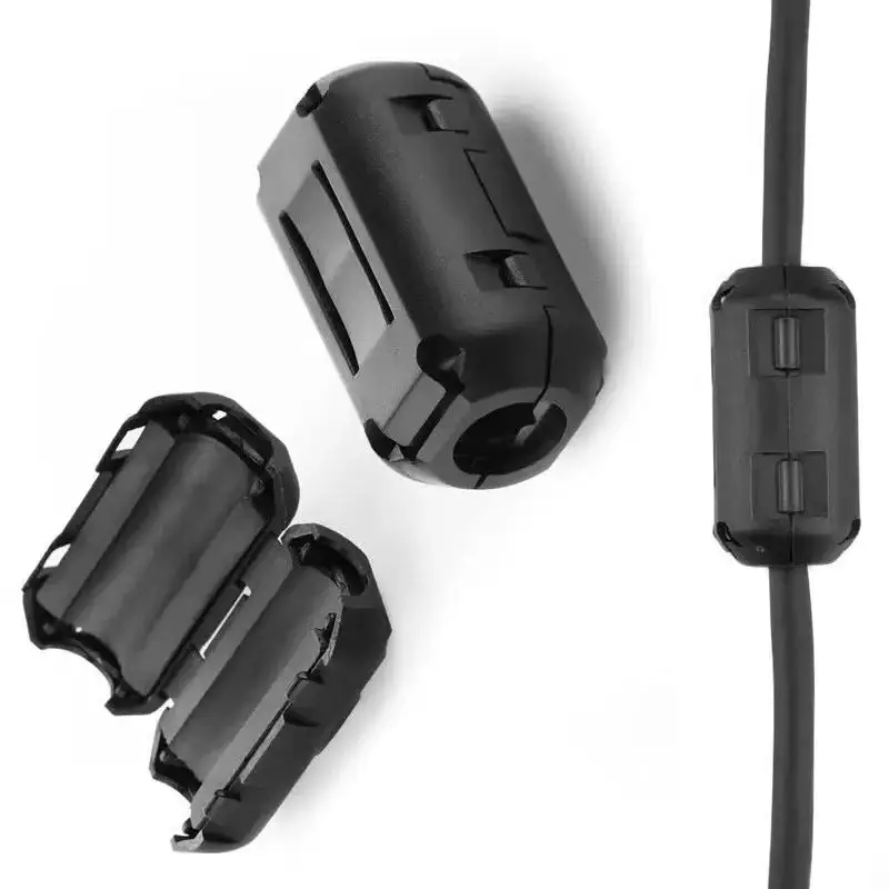 4/8Pcs Cable Magnetic Ring Ferrite Filter Core Nickel-Zinc Anti-Interference Noise Suppressor Plug Hifi Accessories